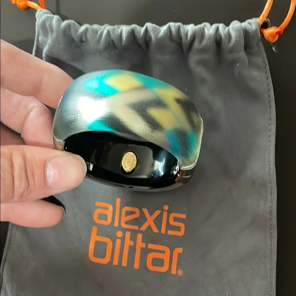 Alexis Bittar Blue and Green Arm Clip